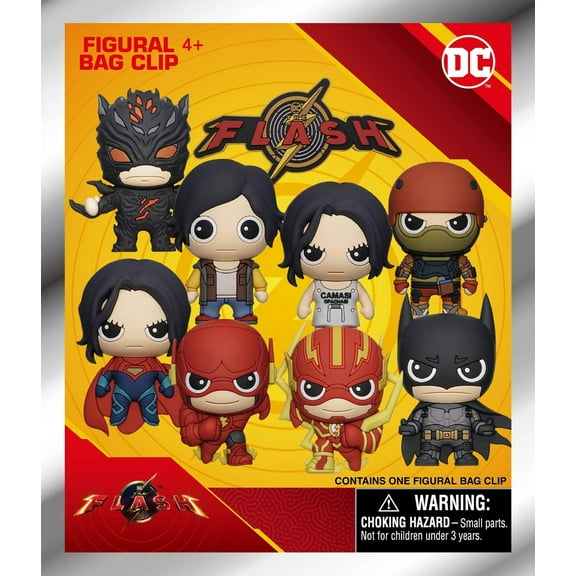 DC 3D Figural Foam Bag Clip The Flash Mystery Pack (1 RANDOM Figure)