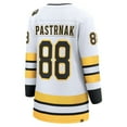 thumbnail image 3 of Women's Fanatics David Pastrnak White Boston Bruins Away Breakaway Player Jersey, 3 of 3