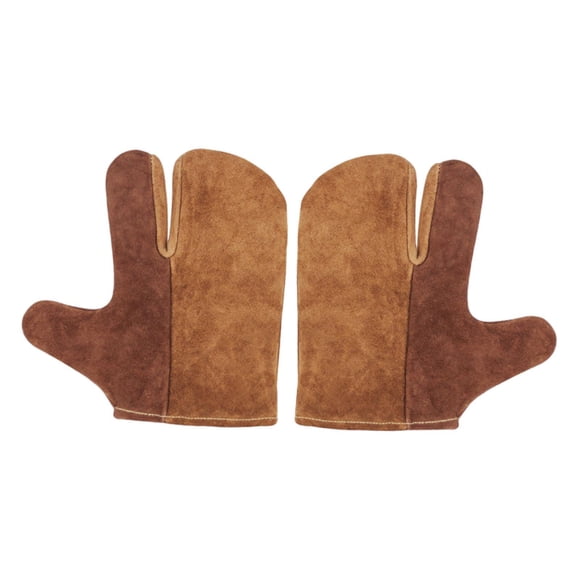 Guantes De Guantes De Soldadura Anti Spark Mitts Para El Alambre De La Parrilla De Almacén Firepit