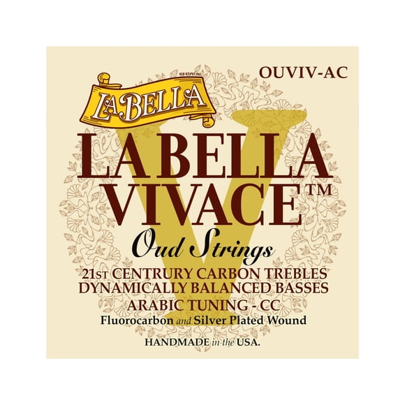 La Bella OUVIV-AC La Bella Vivace Oud Strings, Arabic C-C Tuning