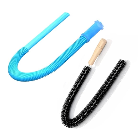 Dryer Vent Cleaner Kit for Most Vacuum Cleaner New Dryer Lint Brush and Vacuum Hose Attachment with Universal Connector