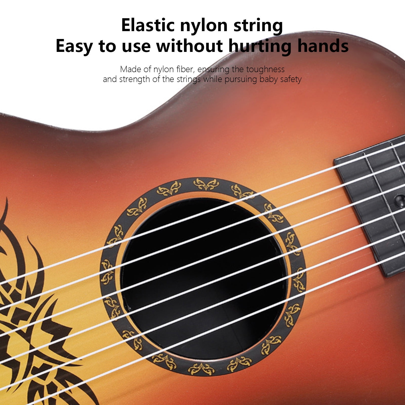 RKZDSR Beginner's 22-Inch Ukulele for Kids, Early Education Musical Instrument Toy Guitar