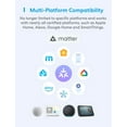 thumbnail image 2 of Monitor de energía WiFi Smart Plug Meross Matter de 15 A, paquete de 4, 2 of 7