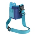 thumbnail image 1 of Bolsa para transportar botellas de agua, correa para el hombro, funda portátil para vasos con bolsillo para teléfono, ideal para picnic, deportes, Azul, 1 of 7