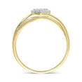 thumbnail image 2 of Diamond Accent (I3 clarity, J-K color) Hold My Hand Diamond Heart Promise Ring in 10K Yellow Gold, Size 9, 2 of 5
