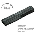 thumbnail image 2 of Battery For HP ProBook 6450B 486296-001 486295-001 KU531AA HSTNN-UB68 HSTNN-IB68, 2 of 6