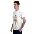 thumbnail image 5 of Colorful Ice-Cream Men's T-Shirt Cotton 100% Summer Tops Fashion Casual Colorful Ice-Cream Short Sleeves for Men Women Round Collar Top Tees, 5 of 6