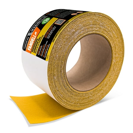 

FANDELI | 220 Grit Sandpaper - PSA Longboard Sandpaper 16 Yard Long Continuous Roll 2-3/4 wide Self Adhesive Stickyback Sandpaper for Automotive Woodworking Air File Sanders Hand Sanding Blocks