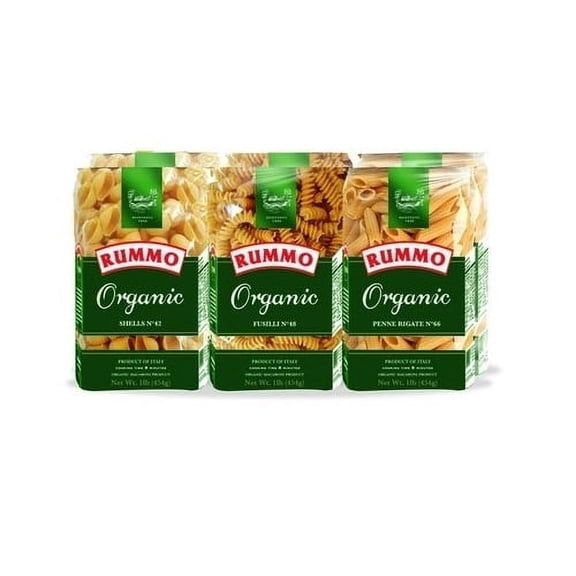 Rummo Organic Short Range Pasta 1 Pound (Pack of 6)
