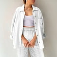 thumbnail image 2 of Conjunto casual de dos piezas para mujer con blusa ancha y pantalones elásticos - Tallas S-XL, 2 of 5