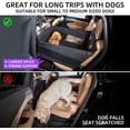 thumbnail image 2 of Medium Dog Car Seat,Back Seat Extender for Dogs,Waterproof Large Dog Seat Cover for Backseat, Pet Bed for Car Hammock(Black-s), 2 of 11