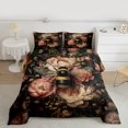 thumbnail image 2 of Homewish 3D Rustic Bee Full Size Comforter Sets for Adult, Vintage Western Flower Floral Bedding Comforter Set, Cartoon Animal Reversible Bedding Sets, Microfiber Bedroom Decor, 3 Pieces, 2 of 8