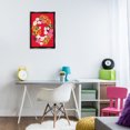 thumbnail image 4 of Stupell Industries Eclectic Floral Bloom Letter T Black Floating Frame Canvas Art, 17 x 25, by Hannah Byatt, 4 of 8