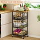thumbnail image 3 of Carro de Cocina con Microondas ThreeHio de 4 Niveles con Ruedas, 3 of 7