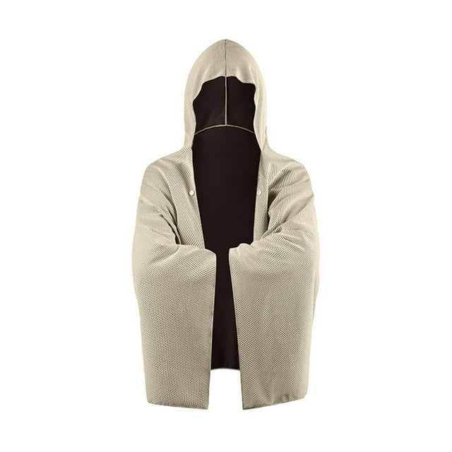 ziyahi Sun Protection Cape For Surfing Poncho Towel Lightweight And Portable Beach Robe Poncho For Surfing gray