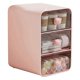 thumbnail image 1 of 3 Tiers Organizer Holder Cosmetic Storage Box, with Drawers Pink-B, 1 of 5