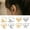 Golden Moon, variant on Earrings Exquisite Non Pierced Alloy Heart Star Triangle Moon Women Ear Cuff Clip for Party