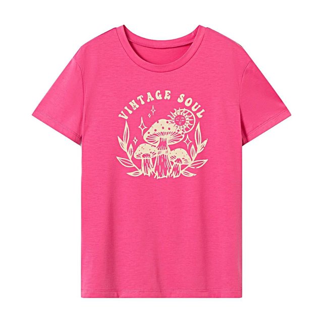 Camiseta para mujer Ropa de verano Trajes Camisa de cuello redondo para mujer para viajar en el trabajo SG