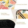 thumbnail image 5 of FORMRS Makeup Bag Travel Cosmetic Organizer for Women Fold Flat Zipper Pouch with Handle, Candy Lemon Slices, 5 of 8