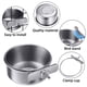 thumbnail image 5 of Comedero para pájaros de acero inoxidable, suministros para pájaros roedores, caja de comida para actividades, taza de agua, taza de comida para pájaros, 5 of 7