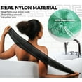 thumbnail image 2 of African Exfoliating Net Sponge Black - 2 Pieces Real African Loofah Shower Sponges - Body Scrubber Exfoliating Washcloth Black & Seawave - Africa Bath Sponges for Back Scrubber Shower Accessories, 2 of 6
