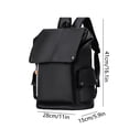 thumbnail image 3 of TopLLC Travel Laptop Backpack, Large Capacity Waterproof College School Bag with Padded Straps, Multiple Pockets Casual Daypack Lightweight Computer Bag Fits 15" Notebook for Students Men and Women, 3 of 7