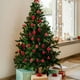thumbnail image 4 of Juego de 42 Adornos Navideños Flocados | Bolas de Terciopelo Rojo, Verde y Marrón de 6 Cm | Múltiples Estilos para Decorar Árboles y Fiestas, 4 of 6