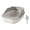 Grey, variant on DOLITY Cat Litter Box Kitten Litter Pan Anti Splashing Cat Potty Pan Detachable White