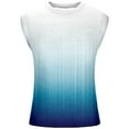 thumbnail image 4 of Wancir Mens Sleeveless Tank Tops Workout Muscle Gym T Shirts Crew Neck Gradient Tee Tops, 4 of 5