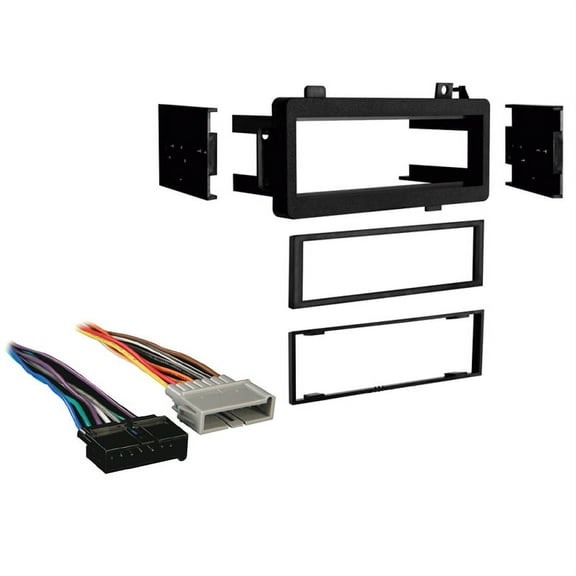 Fits Plymouth Voyager 84-00 Single DIN Stereo Harness Radio Install Dash Kit