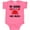 Hot Pink, variant on Inktastic Nanny Loves Me Grandson Boys or Girls Baby Bodysuit