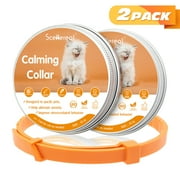 PUPTECK 120 Days Cat Calming Collar, Adjustable Reduce Anxiety Safe Calm Protective Pet Collar for Cat&Kitten