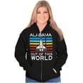 thumbnail image 3 of Alabama AL Out Of This World Rocket Zip Up Hoodie Men's Women's Brisco Brands M, 3 of 6