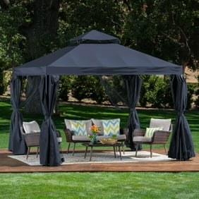 Kayson Outdoor 12 X 10 Water Resistant Fabric And Steel Gazebo