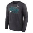 thumbnail image 2 of Men's Fanatics Heather Charcoal Philadelphia Eagles Super Bowl LIX Champions Roster Long Sleeve T-Shirt, 2 of 3