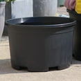 thumbnail image 6 of RENACLIPY 2-Pack Black Plastic Indoor Plant Pots with Drainage Holes, Ideal for Herbs, Flowers, and Small Plants, 6 of 8