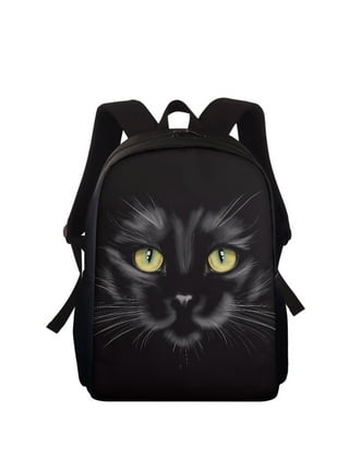 KXOIYSD Purple Cartoon Cute Cat Backpack With Lunch Box Pencil Bag 3Set for  Men Women