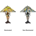 thumbnail image 2 of RADIANCE Goods Tiffany-Style 3 Light Mission Double Lit Table Lamp 16" Shade, 2 of 3