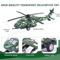 thumbnail image 3 of RUIG Helicopter Toy with Lights and Sounds Die Metal Airplane Pull Back Plane Toys for Suitable Choice to Play Indoors and Outdoors 3-12 Years Old Boys Birthday Gift, 3 of 9