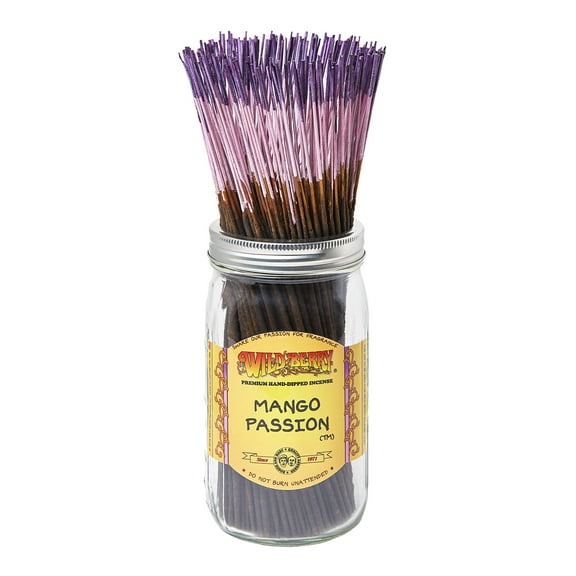 Wildberry Incense Sticks, 100 Sticks - Mango Passion