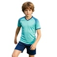 thumbnail image 3 of VOUZZA Kids Soccer Uniform Set Summer Breathable Training and Shorts 2-Piece Sporty Team Suit for Boys Girls, 3 of 6