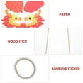 thumbnail image 5 of KAKOWELY 6 juegos de dragón chino para hacer uno mismo, material creativo, manual, accesorio para niños, juguete de bricolaje, estilo aleatorio, 5 of 5
