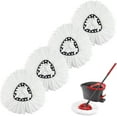 thumbnail image 1 of Pack Spin Mop Replacement Head Microfiber Triangular Mop Pads Washable and Reusable Compatible with Ocedar and Vileda Turbo, 1 of 4