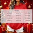 thumbnail image 3 of Juebong Women's Red Merry Christmas Gift Graphic Pullover Hoodies, 3 of 6