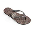 thumbnail image 3 of Havaianas Women's Slim Carnaval Flip Flop Sandal - Black with Glitter, 3 of 3