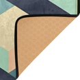 thumbnail image 3 of Yayeee Area Rugs for Living Room 5.2'x4' Non Slip Washable Bedroom Floor Carpet, Pink Cubes, 3 of 5