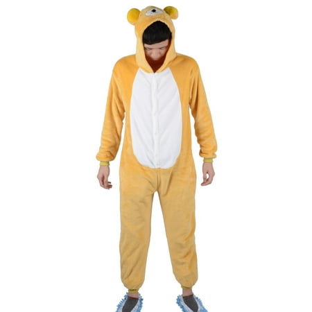 Adult Unisex Animal Sleepsuit Kigurumi Cosplay Costume Pajamas, M