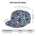 thumbnail image 6 of Fotbe Cute Popcorn Flat Bill Visor Cap Classic Snapback Hat Polyester Foam Trucker Hat Trucker Cap Adjustable Baseball Cap, 6 of 9