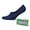 Navy Blue, variant on Cosyfeel Mens or Women Unisex No Show Socks Non Slip Bamboo Low Cut Casual Socks (Pairs of 6) (Black, Large)