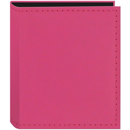 Pioneer PIONEER 1UP SEWN LEATHERETTE INSTANT PHOTO ALBUM 4.75"X6.37"-Pink